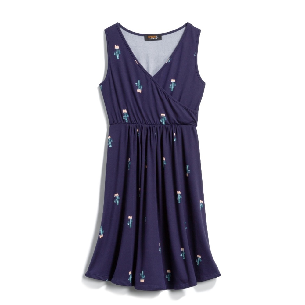 Lolinda maternity cross front knit Aline dress